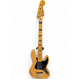 Used Squier Classic Vibe Jazz Bass 5 Natural Electric Bass Guitar