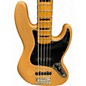 Used Squier Classic Vibe Jazz Bass 5 Natural Electric Bass Guitar