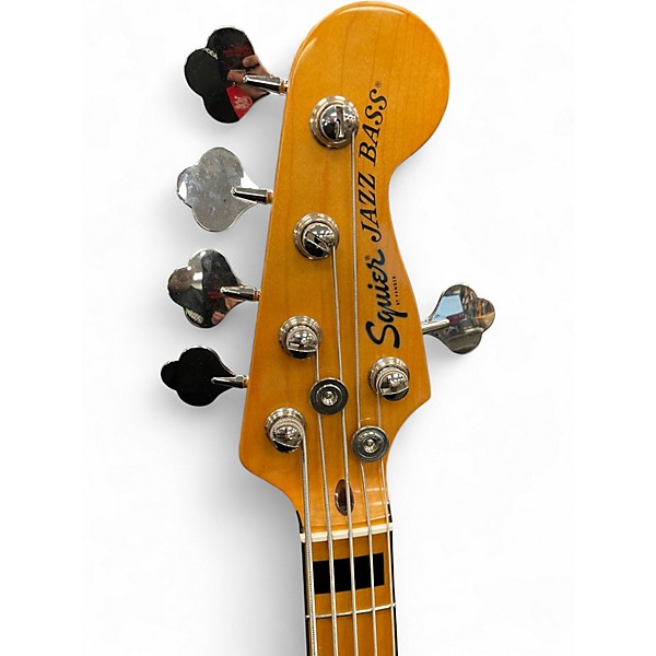 Used Squier Classic Vibe Jazz Bass 5 Natural Electric Bass Guitar