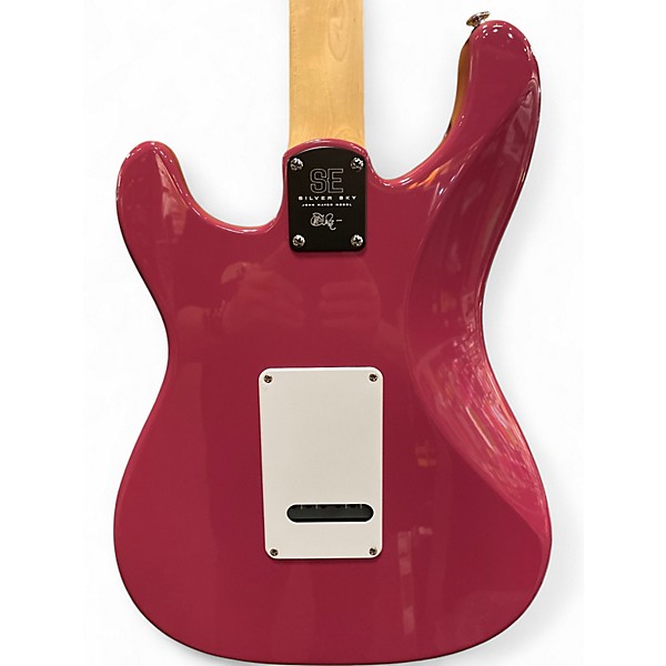 Used PRS SE Silver Sky DRAGONFRUIT Solid Body Electric Guitar