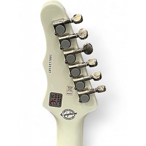 Used Epiphone Wilshire Pearl White Solid Body Electric Guitar