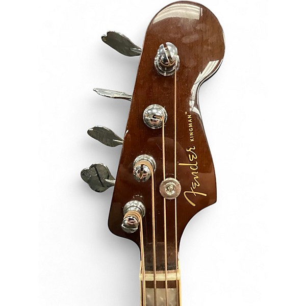 Used Fender Kingman Acoustic Electric Bass SHADED EDGE BURST Acoustic Bass Guitar