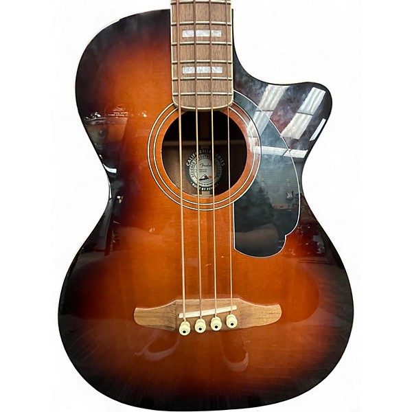 Used Fender Kingman Acoustic Electric Bass SHADED EDGE BURST Acoustic Bass Guitar