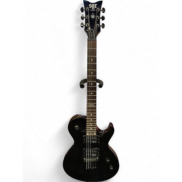 Used Schecter Guitar Research Solo 6 Black Solid Body Electric Guitar