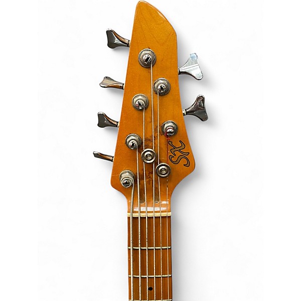 Used SX 6 string bass sunburst Electric Bass Guitar
