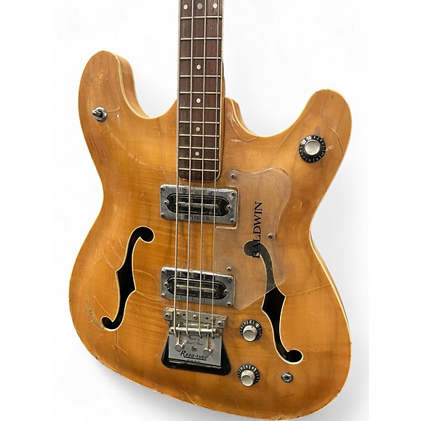 Vintage 1964 Baldwin Vibraslim Blonde Electric Bass Guitar