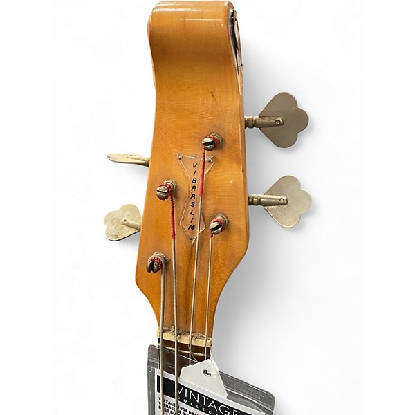 Vintage 1964 Baldwin Vibraslim Blonde Electric Bass Guitar