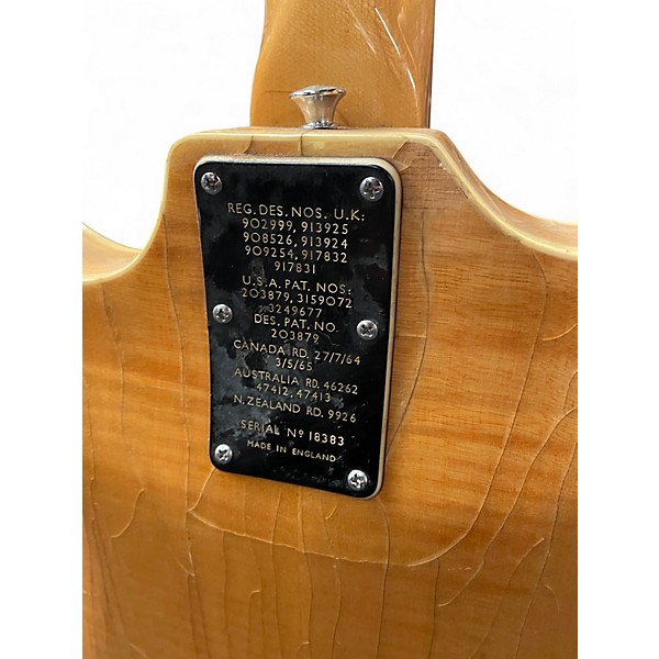 Vintage 1964 Baldwin Vibraslim Blonde Electric Bass Guitar