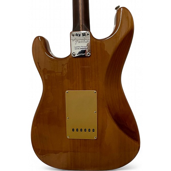 Used Fender Rarities Quilted top maple neck Natural Solid Body Electric Guitar