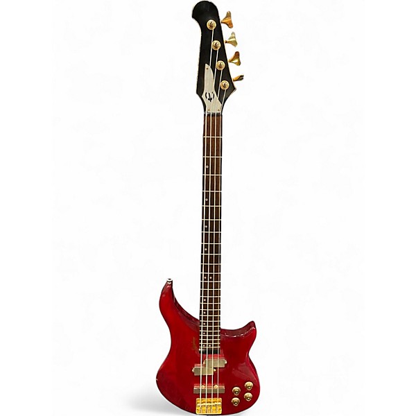 Used Epiphone ebm4 Cherry Electric Bass Guitar
