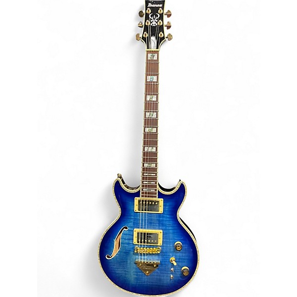 Used Ibanez AR520HFM AZURE BLUE Hollow Body Electric Guitar