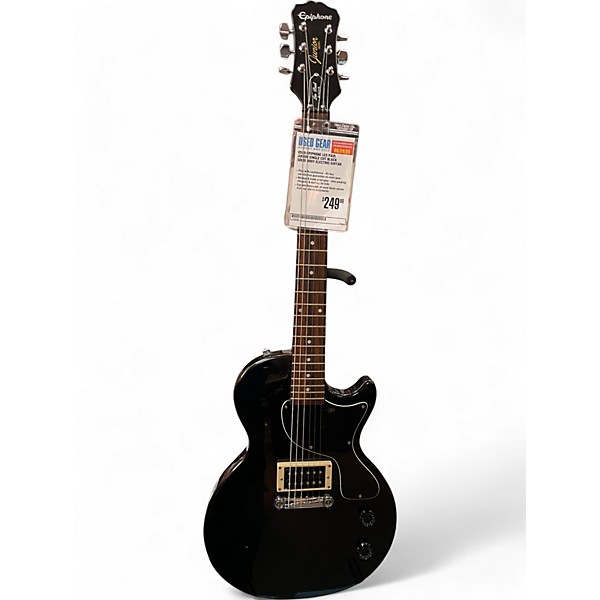 Used Epiphone Les Paul Junior Single Cut BLACK Solid Body Electric Guitar