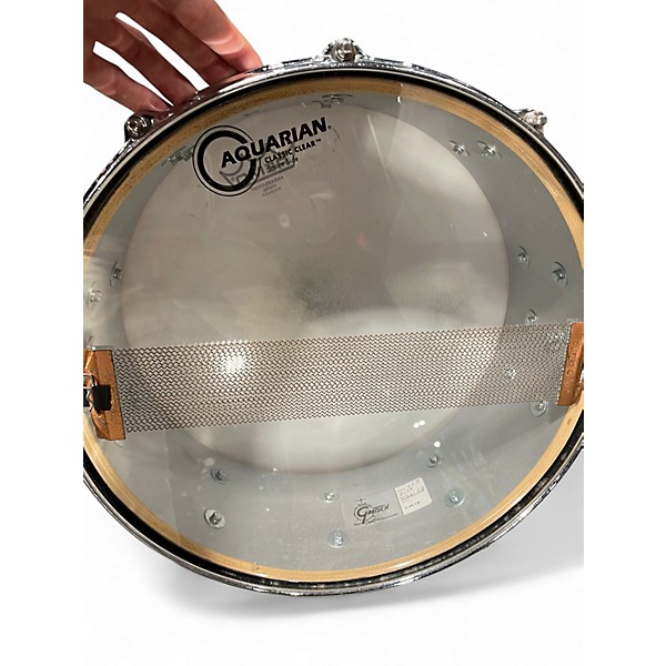 Used Gretsch Drums 5X14 USA Custom Snare Walnut Drum