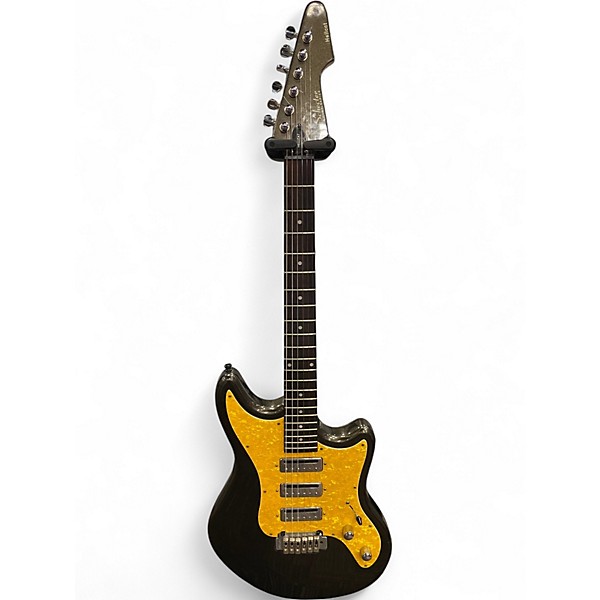 Used Schecter Guitar Research HELLCAT Black Solid Body Electric Guitar