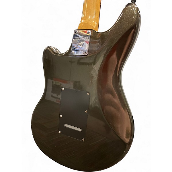 Used Schecter Guitar Research HELLCAT Black Solid Body Electric Guitar