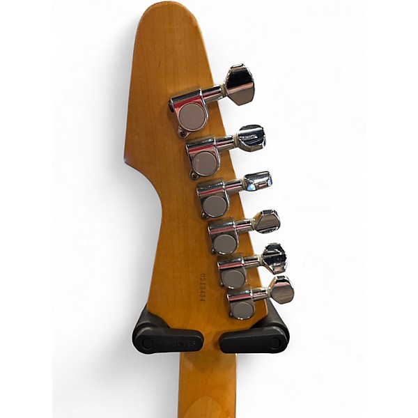 Used Schecter Guitar Research HELLCAT Black Solid Body Electric Guitar