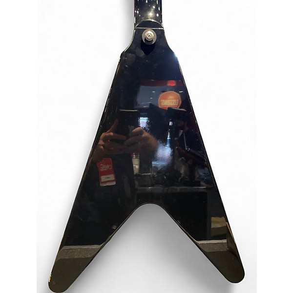 Used 2017 Gibson Flying V Black Solid Body Electric Guitar