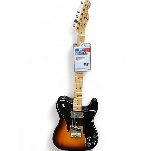 Used Fender Vintera 70s Telecaster Custom Sunburst Solid Body Electric Guitar