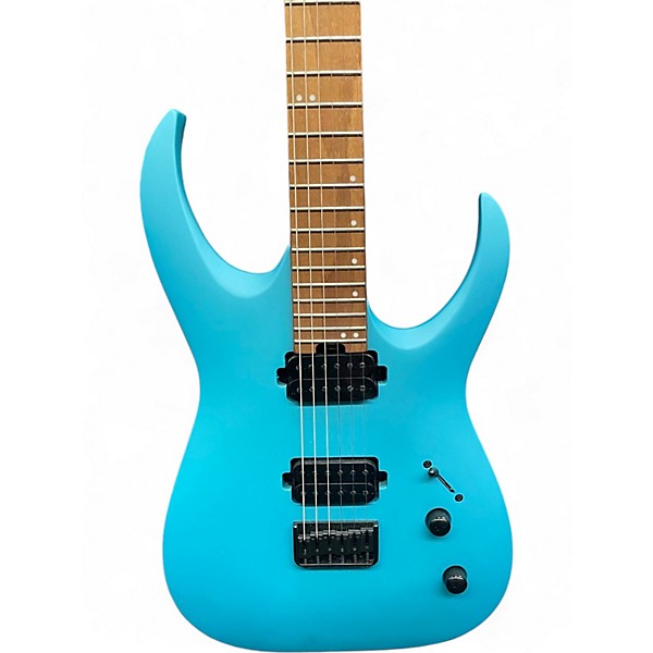 Used Jackson Pro Series Misha Mansoor Signature Juggernaut HT6 Matte Blue Frost Solid Body Electric Guitar