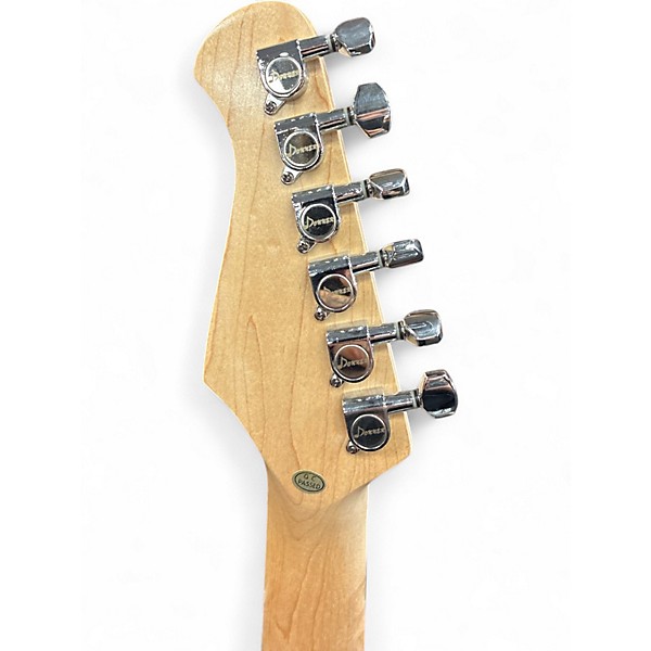 Used Donner Standard Series Eggshell Solid Body Electric Guitar