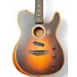 Used Fender Acoustisonic Telecaster sunburst Acoustic Electric Guitar