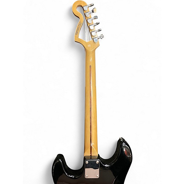 Used Jms Strat Style Black Solid Body Electric Guitar