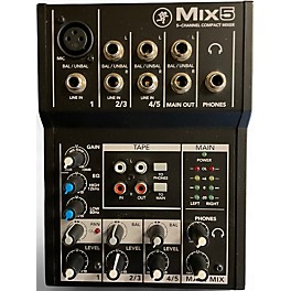 Used Mackie MIX 5 Unpowered Mixer