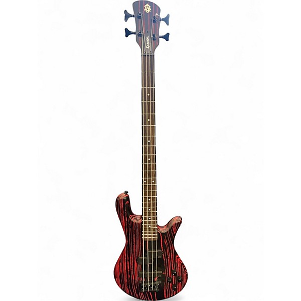 Used Spector ns pulse 4 Crimson Electric Bass Guitar
