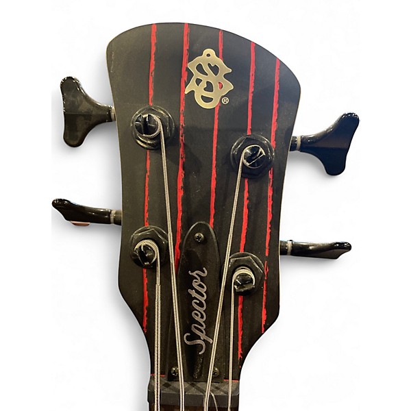 Used Spector ns pulse 4 Crimson Electric Bass Guitar