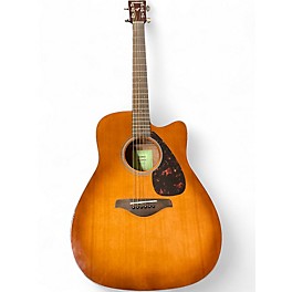Used Yamaha FGX800C Sandburst Acoustic Electric Guitar