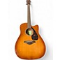 Used Yamaha FGX800C Sandburst Acoustic Electric Guitar thumbnail