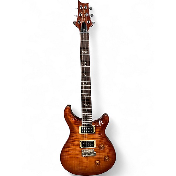 Used 2008 PRS Custom 24 10 Top AMBER SUNBURST Solid Body Electric Guitar