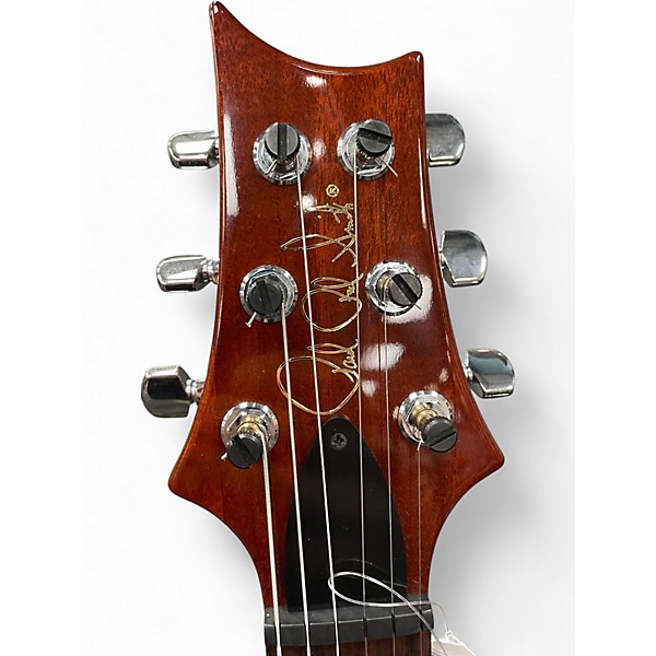 Used 2008 PRS Custom 24 10 Top AMBER SUNBURST Solid Body Electric Guitar