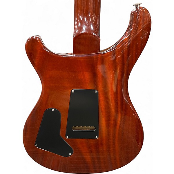 Used 2008 PRS Custom 24 10 Top AMBER SUNBURST Solid Body Electric Guitar