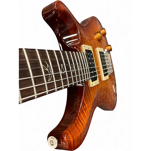 Used 2008 PRS Custom 24 10 Top AMBER SUNBURST Solid Body Electric Guitar