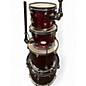 Used Pearl 4 Piece Soundcheck Red Drum Kit