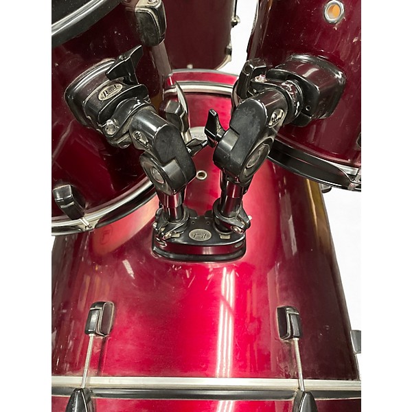 Used Pearl 4 Piece Soundcheck Red Drum Kit