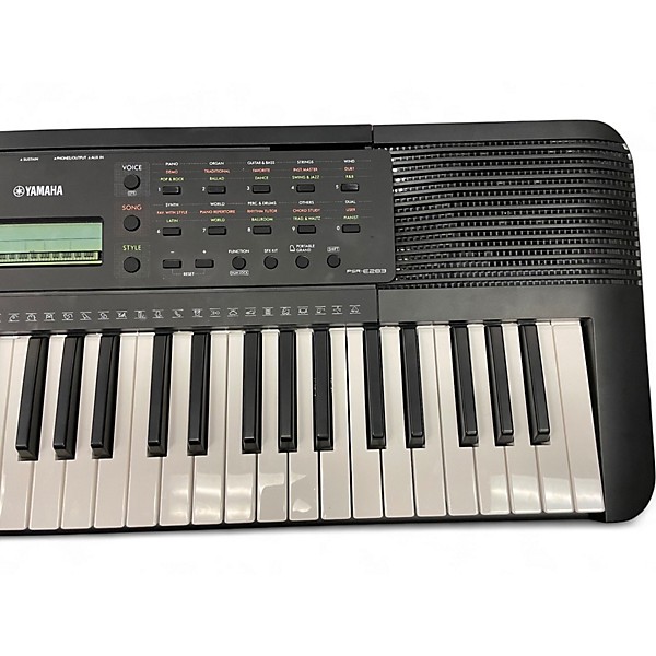 Used Yamaha PSRE283 61 Key Portable Keyboard