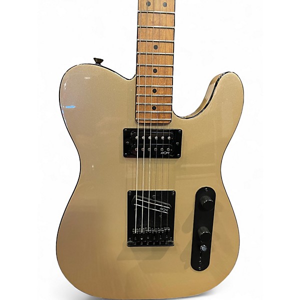 Used Squier Contemporary Telecaster Gold Solid Body Electric Guitar