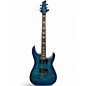 Used Schecter Guitar Research Omen Extreme 6 Blue Solid Body Electric Guitar thumbnail