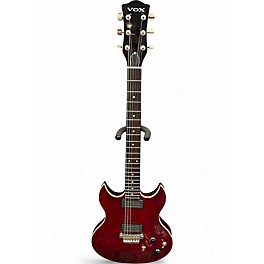 Used VOX SDC33 Trans Red Solid Body Electric Guitar