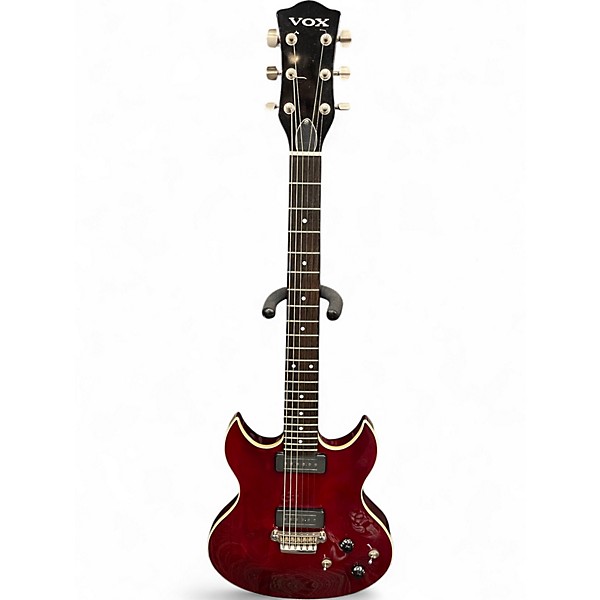 Used VOX SDC33 Trans Red Solid Body Electric Guitar