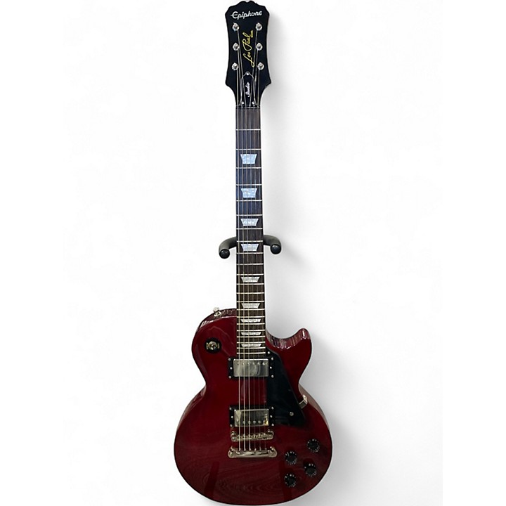 Used Epiphone Les Paul Studio Cherry Solid Body Electric