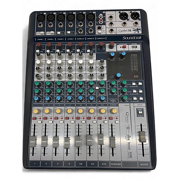 Used Soundcraft Signature 10 Analog 10-Channel Mixer Unpowered Mixer