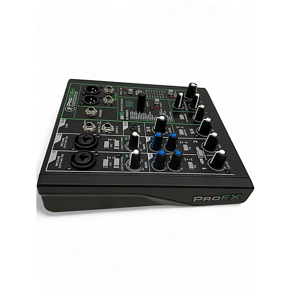 Used Mackie ProFX6v3 6-Channel Professional Effects Mixer With USB Unpowered Mixer