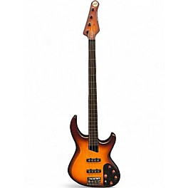 Used MTD KINGSTON SARATOGA DELUXE Caramel Burst Electric Bass Guitar