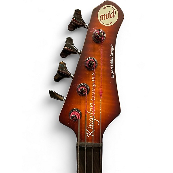 Used MTD KINGSTON SARATOGA DELUXE Caramel Burst Electric Bass Guitar