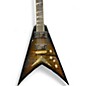 Used Dean Dave Mustaine V Limited Edition Tiger Eye Solid Body Electric Guitar