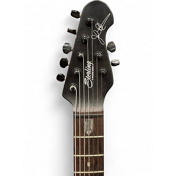 Used Sterling by Music Man John Petrucci JP157 7 String Flat Black Solid Body Electric Guitar