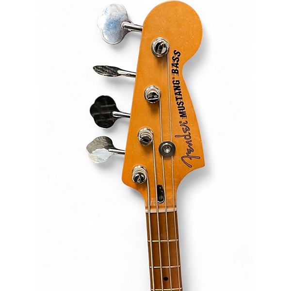 Used Fender Mustang Bass 3 Color Sunburst Electric Bass Guitar